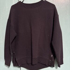 Avia Black Pullover with Zipper Accents